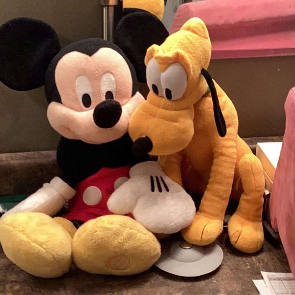 Mickey Mouse Disney Store exclusive Pluto Kohls care 15 inch plush friends